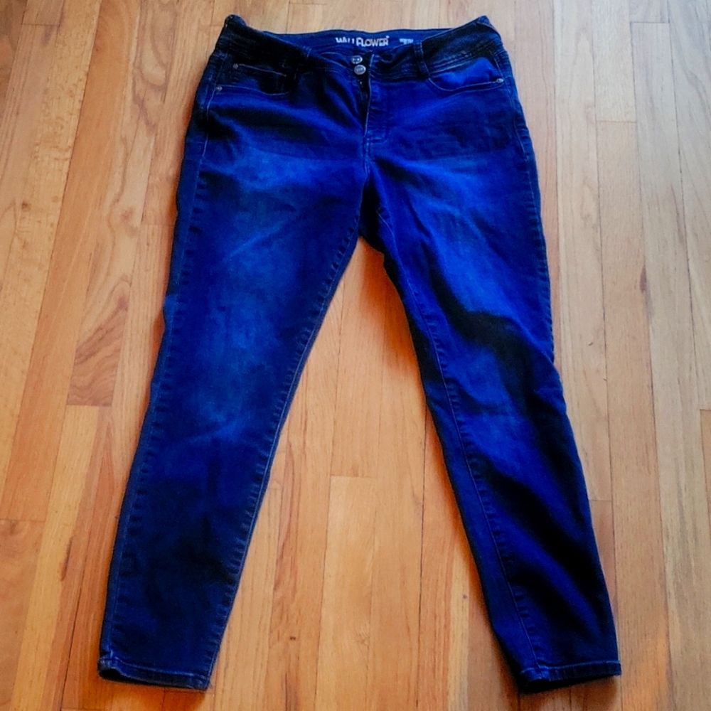Denim skinny jeans
